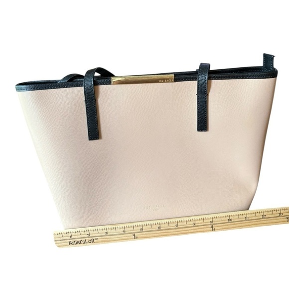 ▶️ Ted Baker ◀️ Two Tone Zippered Tote - Picture 11 of 14